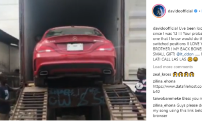 Davido buys car for his PA Lati